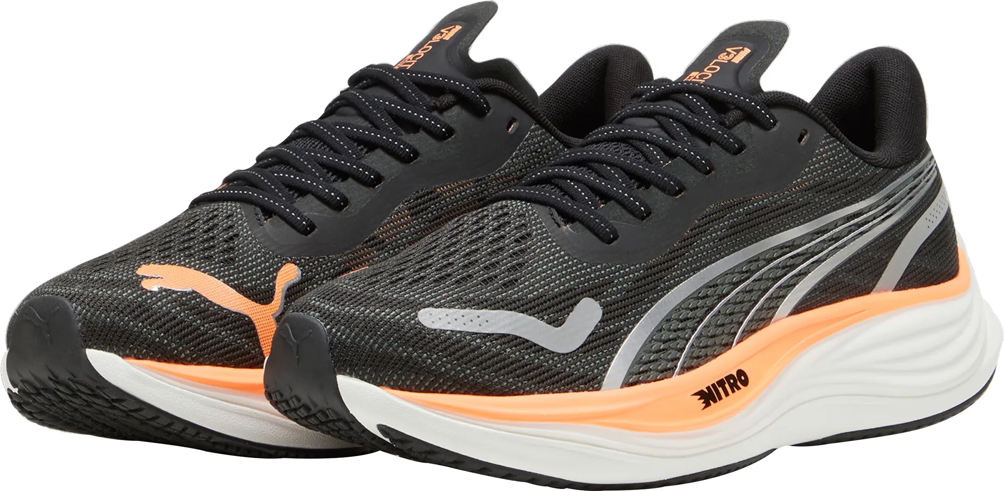 Shoes Puma Puma Velocity Nitro 3 WIDE FIT Mens Running Shoes - Black