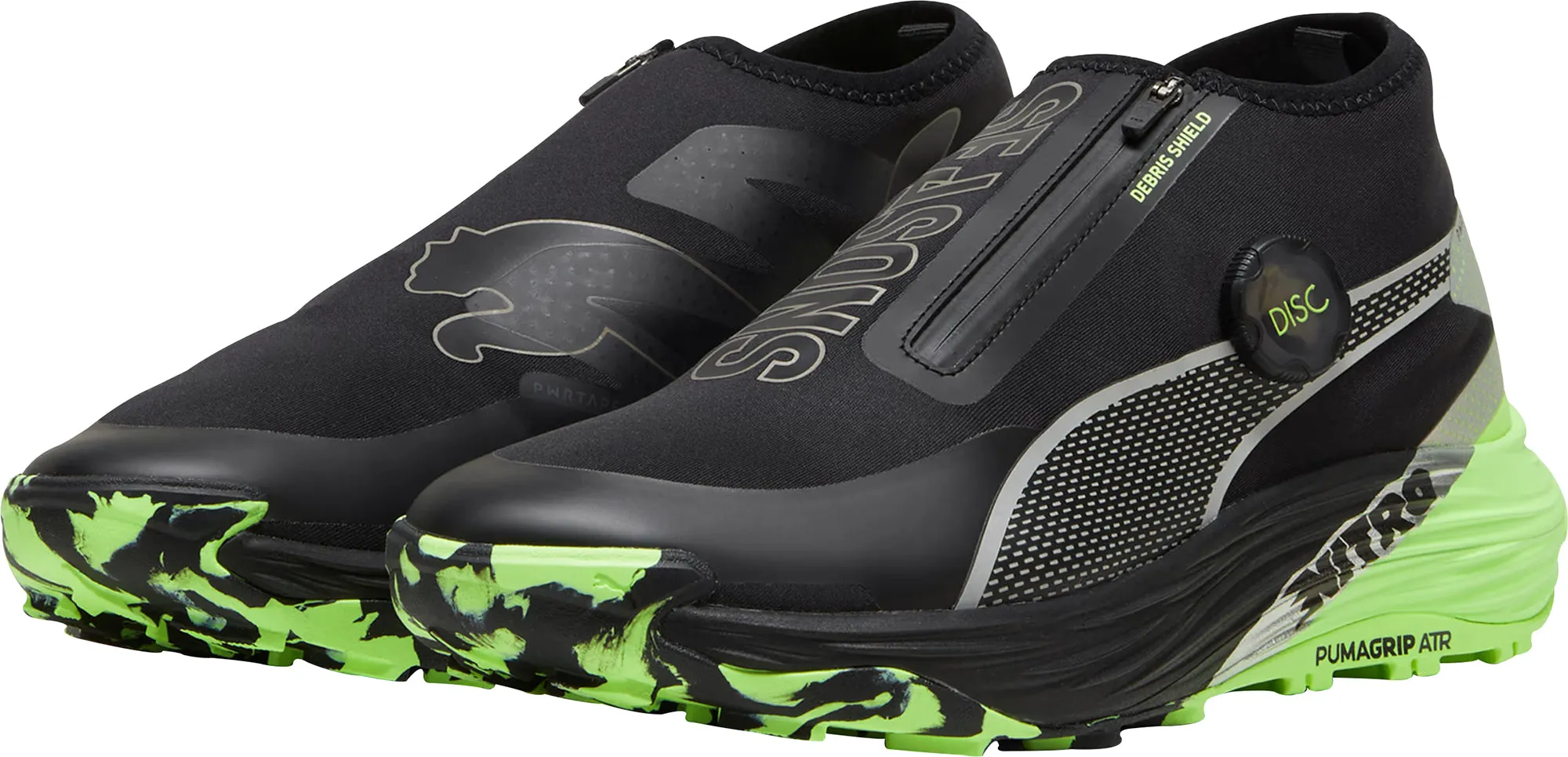 Shoes Puma Puma Voyage Nitro 3 Disc Mens Trail Running Shoes - Black