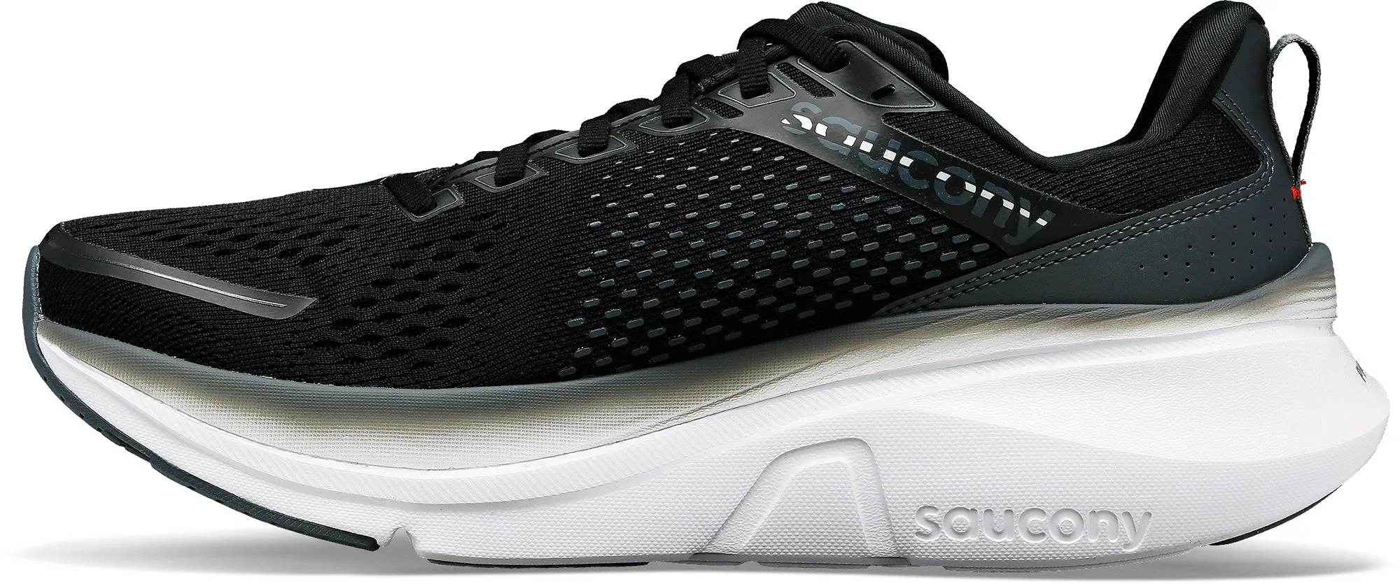 Shoes Saucony Saucony Guide 17 Mens Running Shoes - Black