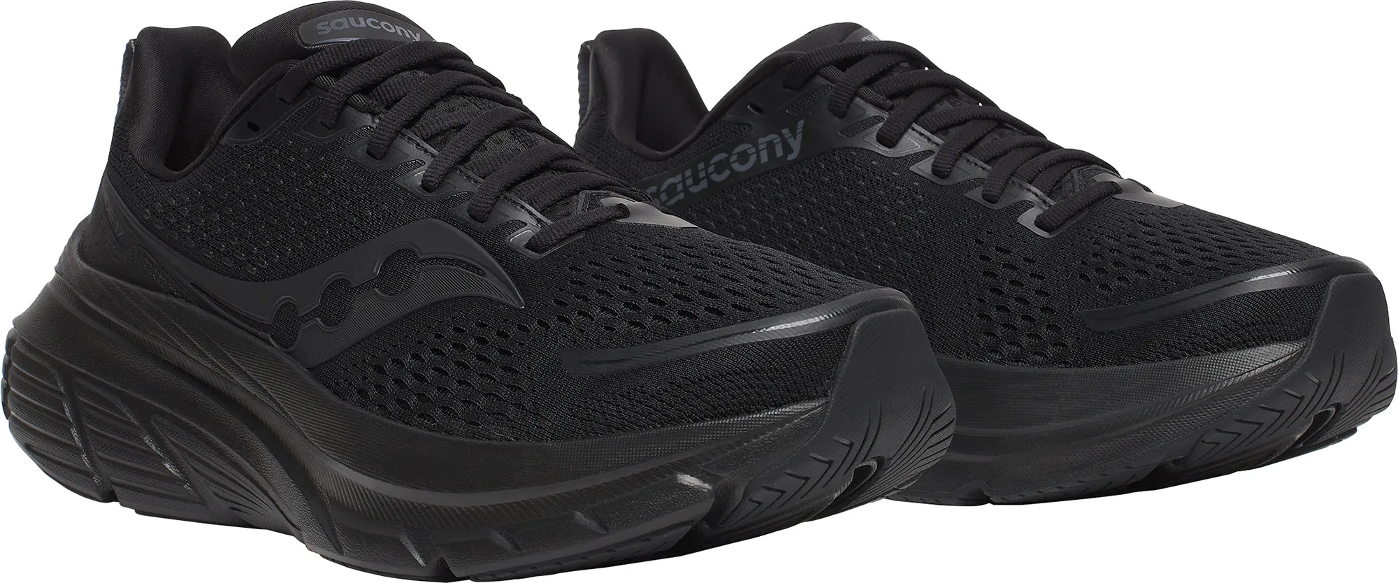 Shoes Saucony Saucony Guide 17 Mens Running Shoes - Black