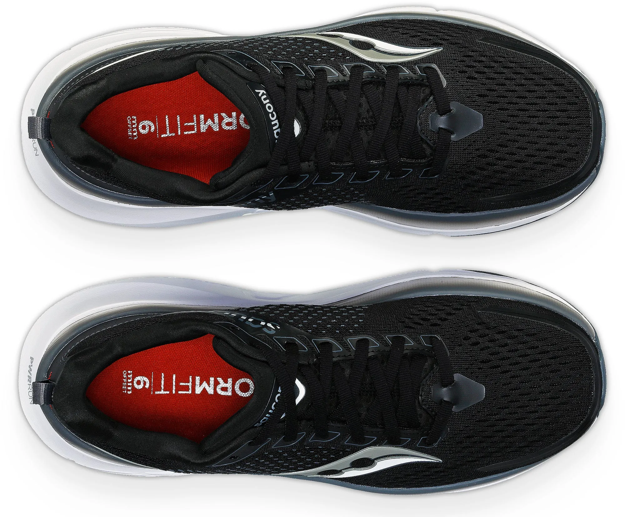 Shoes Saucony Saucony Guide 17 Mens Running Shoes - Black