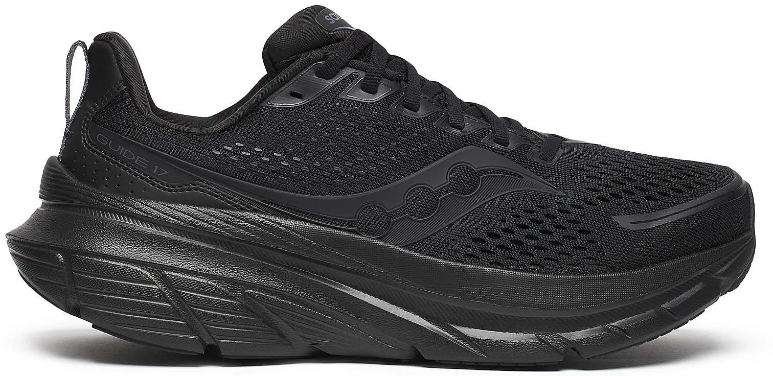Shoes Saucony Saucony Guide 17 Mens Running Shoes - Black