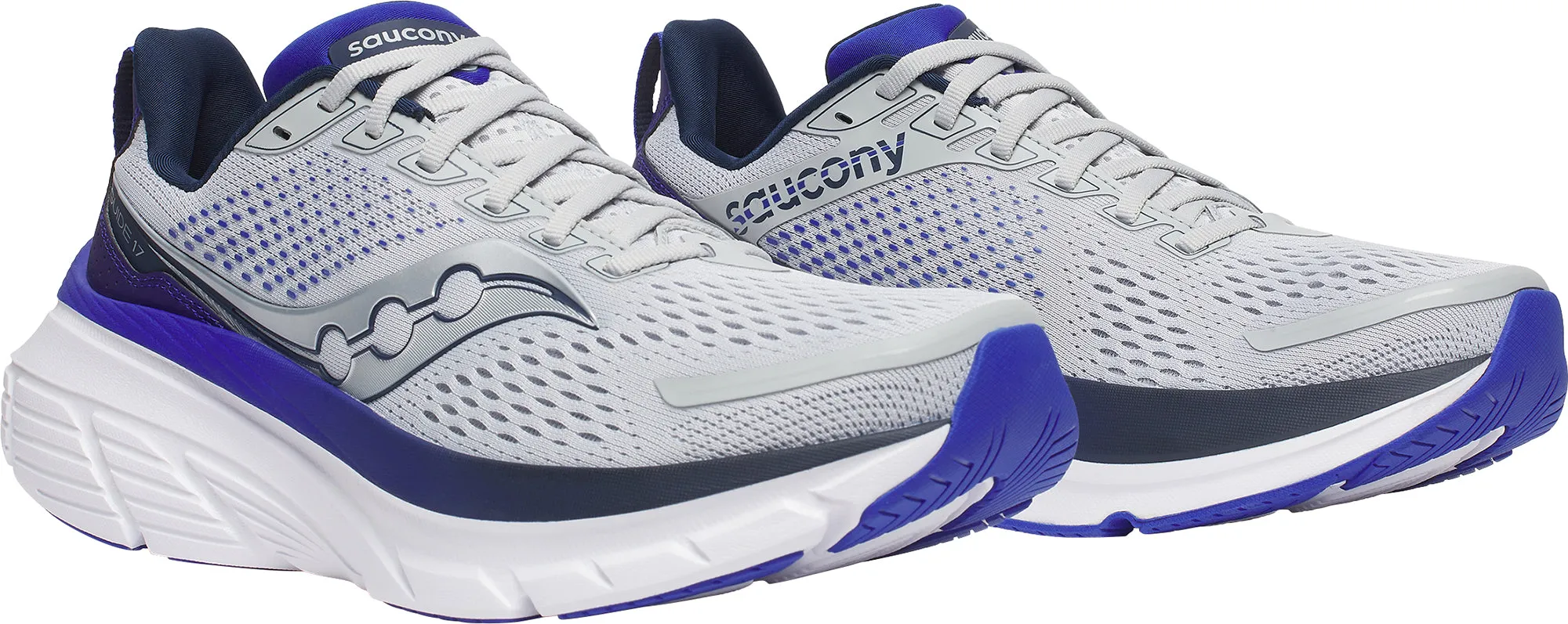 Shoes Saucony Saucony Guide 17 Mens Running Shoes - Grey