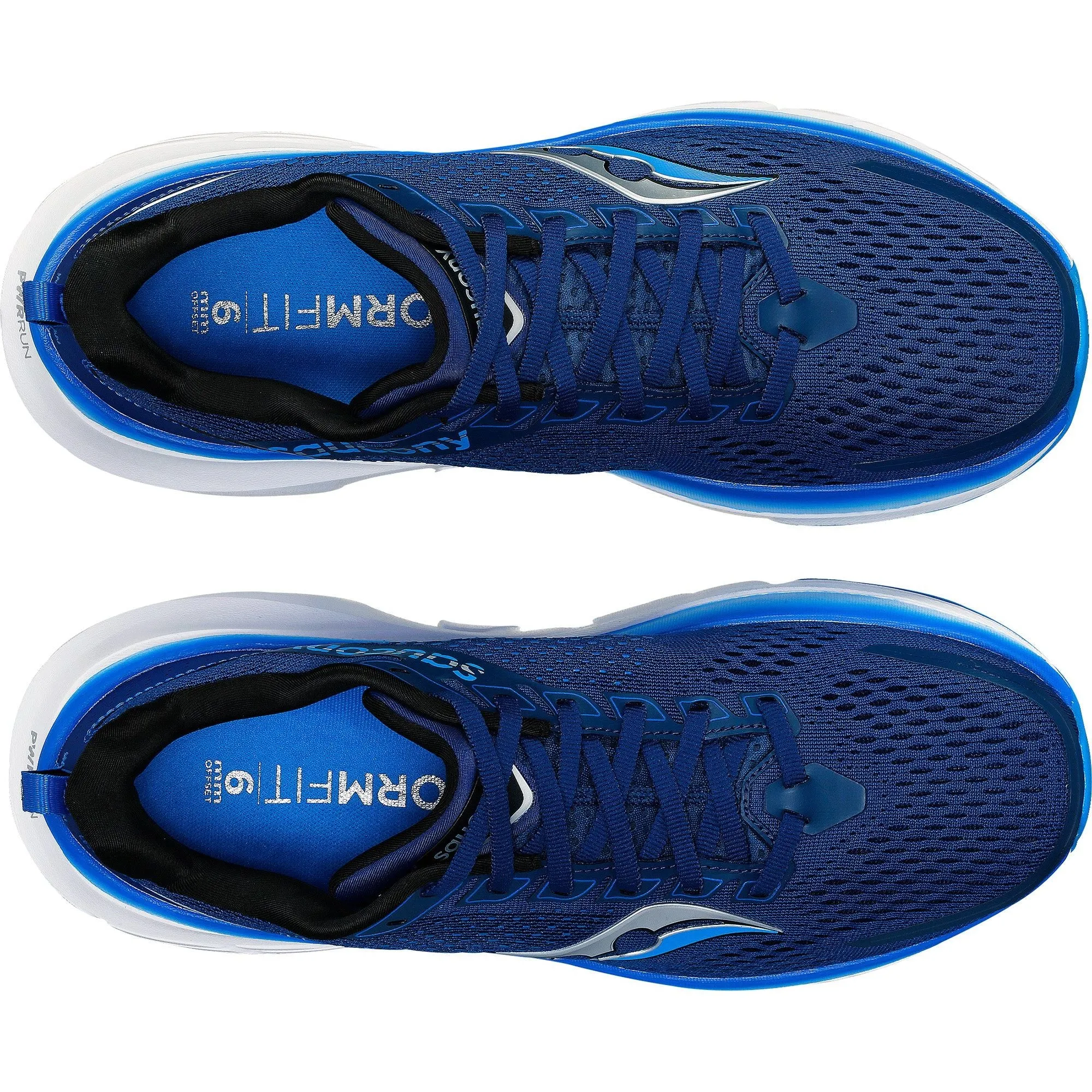Shoes Saucony Saucony Guide 17 WIDE FIT Mens Running Shoes - Navy