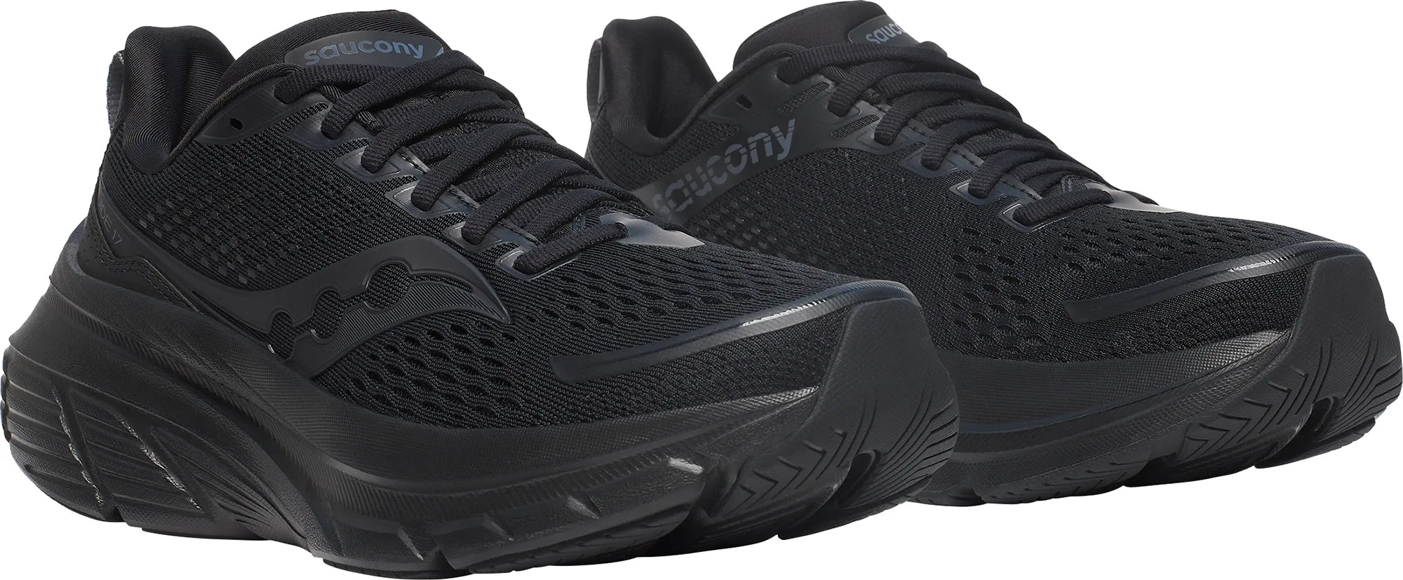 Shoes Saucony Saucony Guide 17 Womens Running Shoes - Black