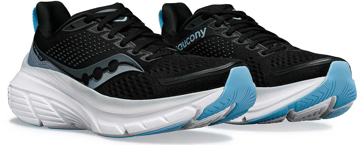 Shoes Saucony Saucony Guide 17 Womens Running Shoes - Black