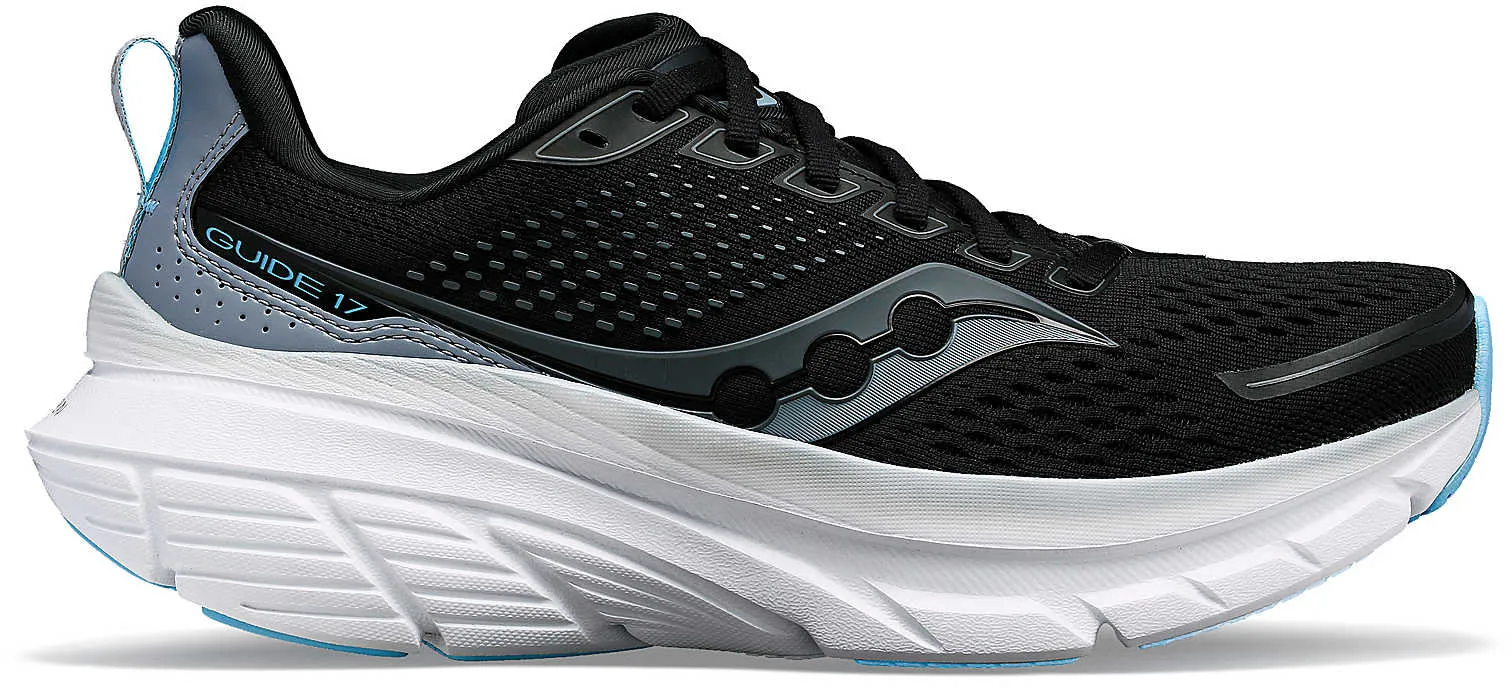 Shoes Saucony Saucony Guide 17 Womens Running Shoes - Black