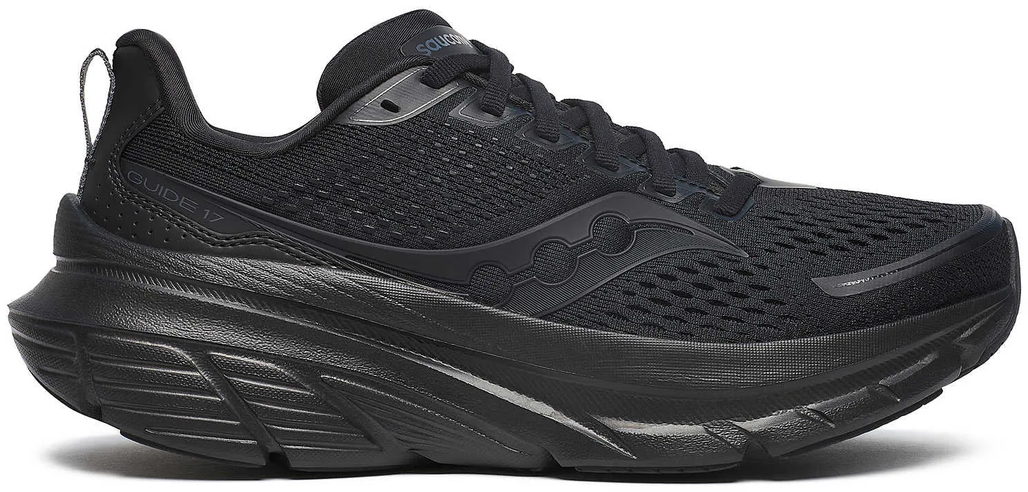 Shoes Saucony Saucony Guide 17 Womens Running Shoes - Black