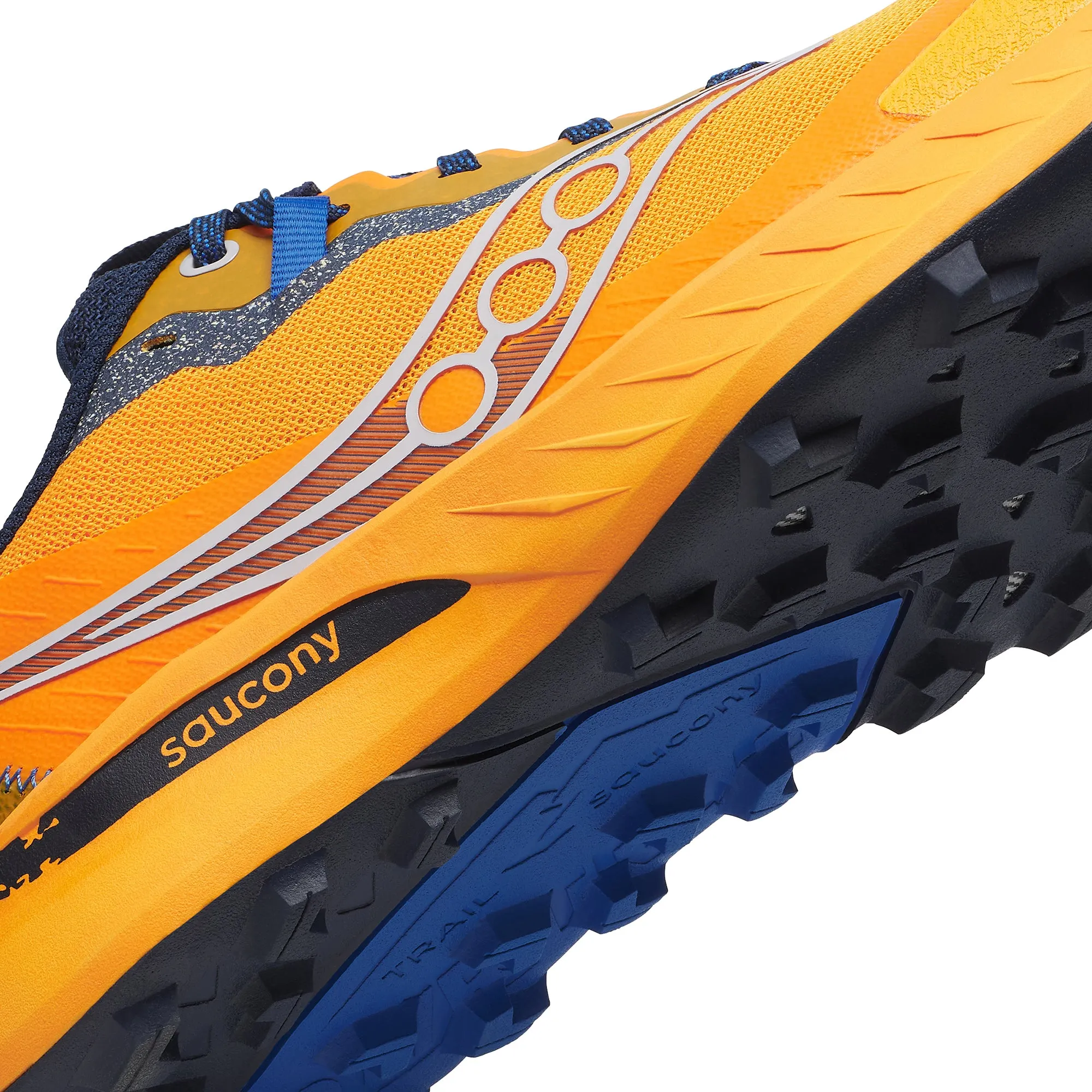 Shoes Saucony Saucony Peregrine 15 Mens Trail Running Shoes - Orange