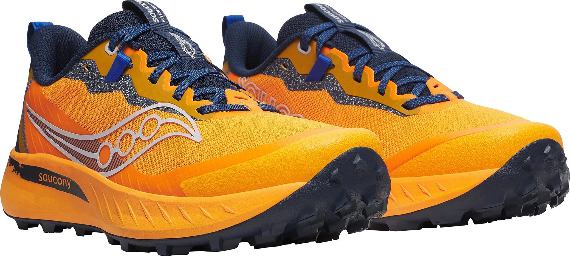 Shoes Saucony Saucony Peregrine 15 Mens Trail Running Shoes - Orange