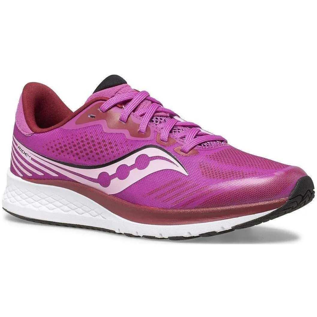 Shoes Saucony Saucony Ride 14 Junior Running Shoes - Pink