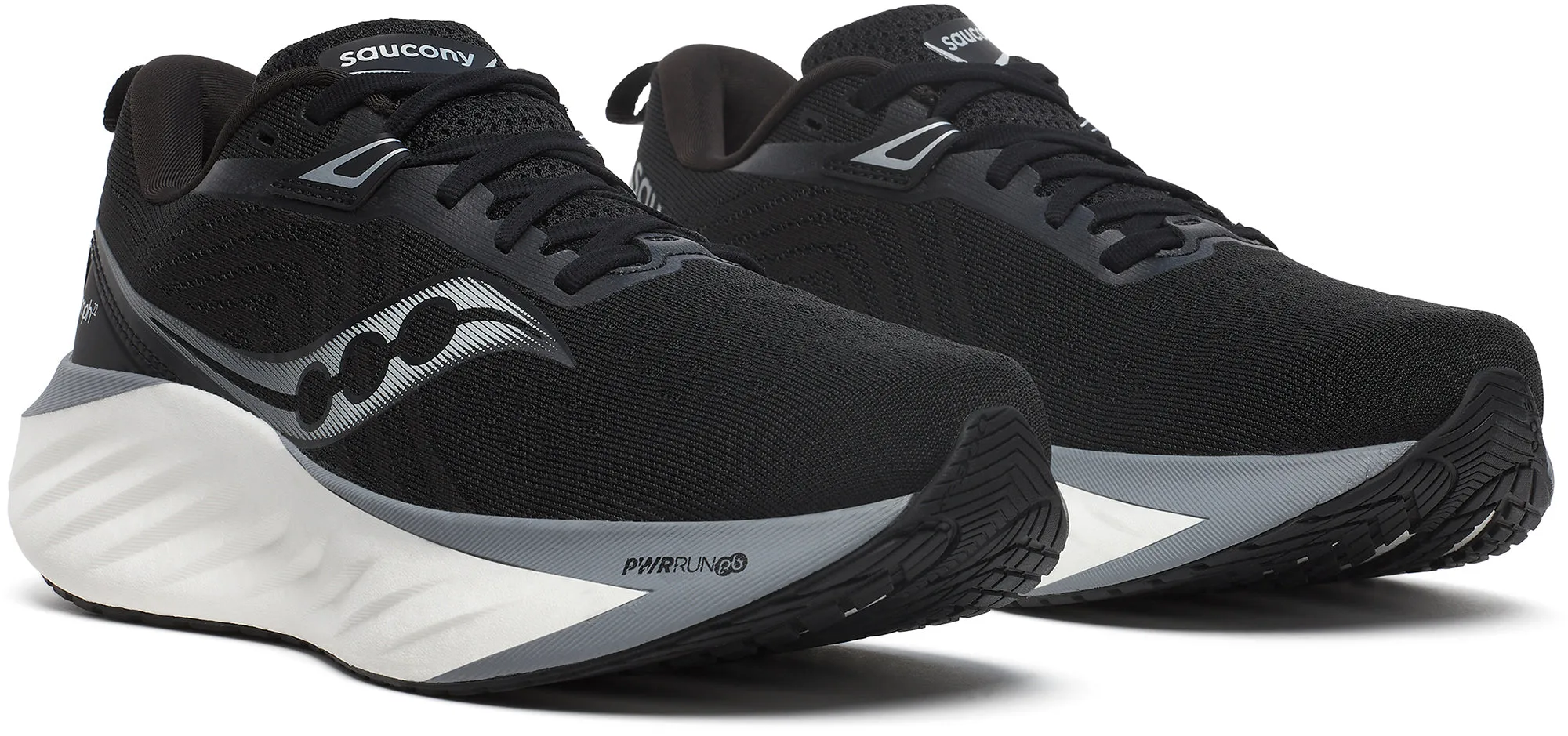 Shoes Saucony Saucony Triumph 22 Mens Running Shoes - Black