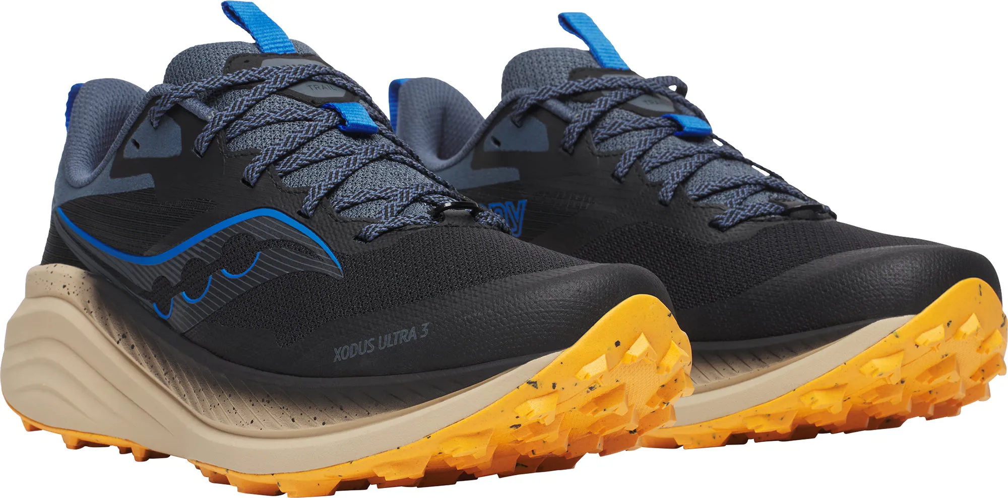 Shoes Saucony Saucony Xodus Ultra 3 Mens Trail Running Shoes - Black