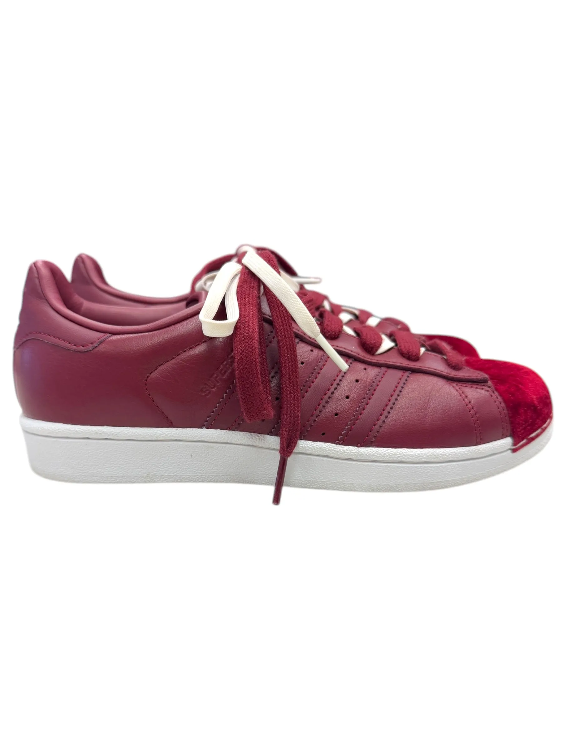 Shoes Sneakers By Adidas In Maroon, Size: 6.5 adidas
