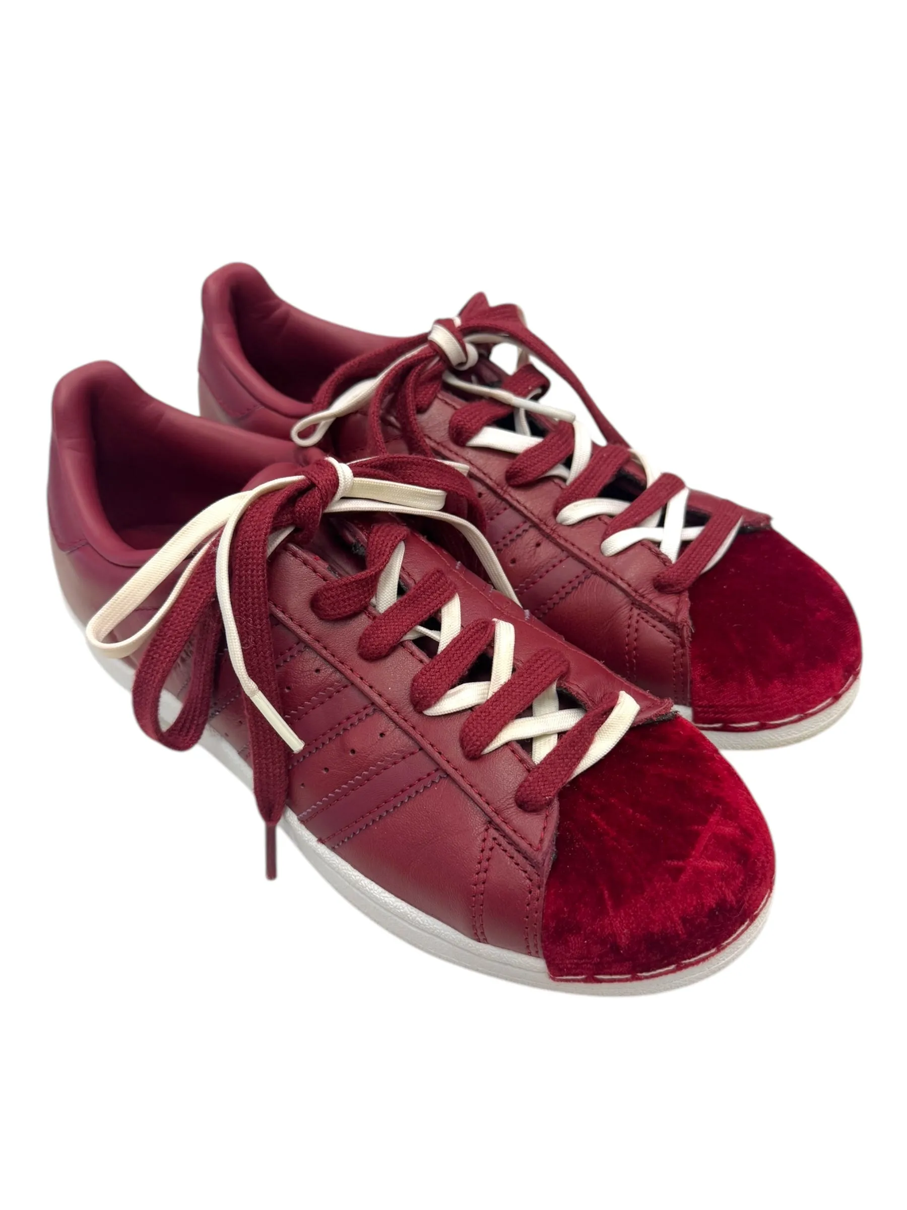 Shoes Sneakers By Adidas In Maroon, Size: 6.5 adidas