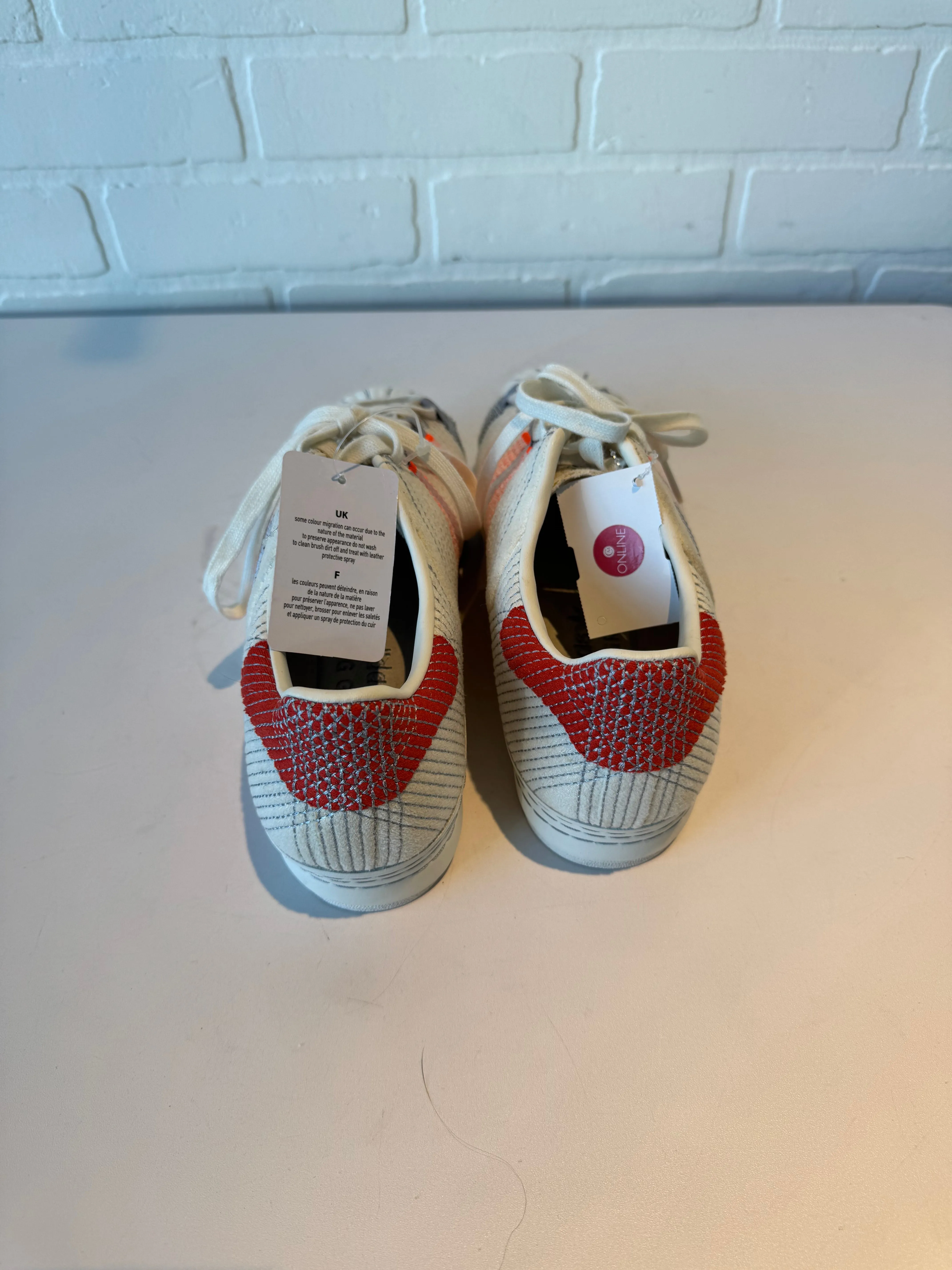 Shoes Sneakers By Adidas In Orange & White, Size: 8 adidas