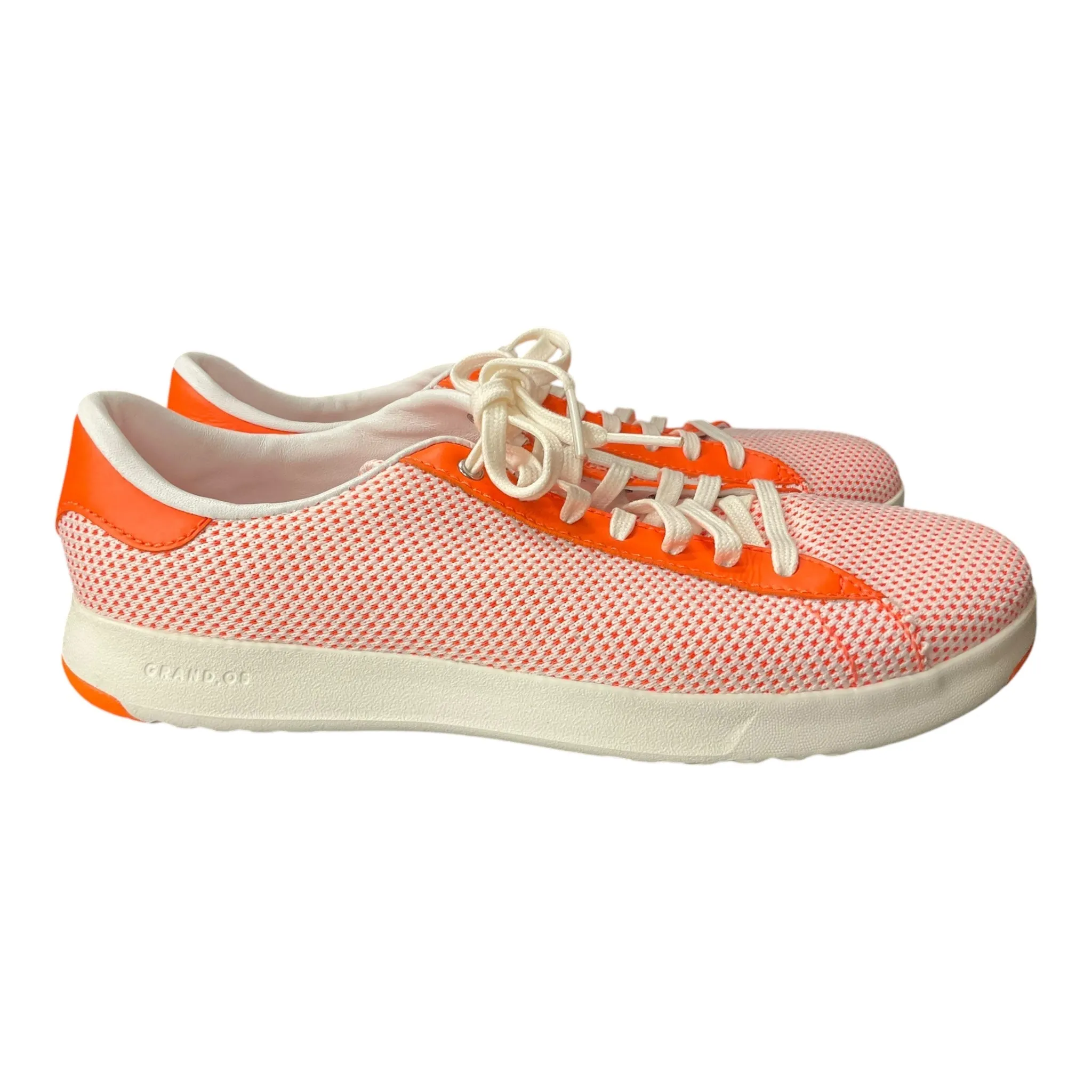 Shoes Sneakers By Cole-haan In Orange & White, Size: 10 cole haan