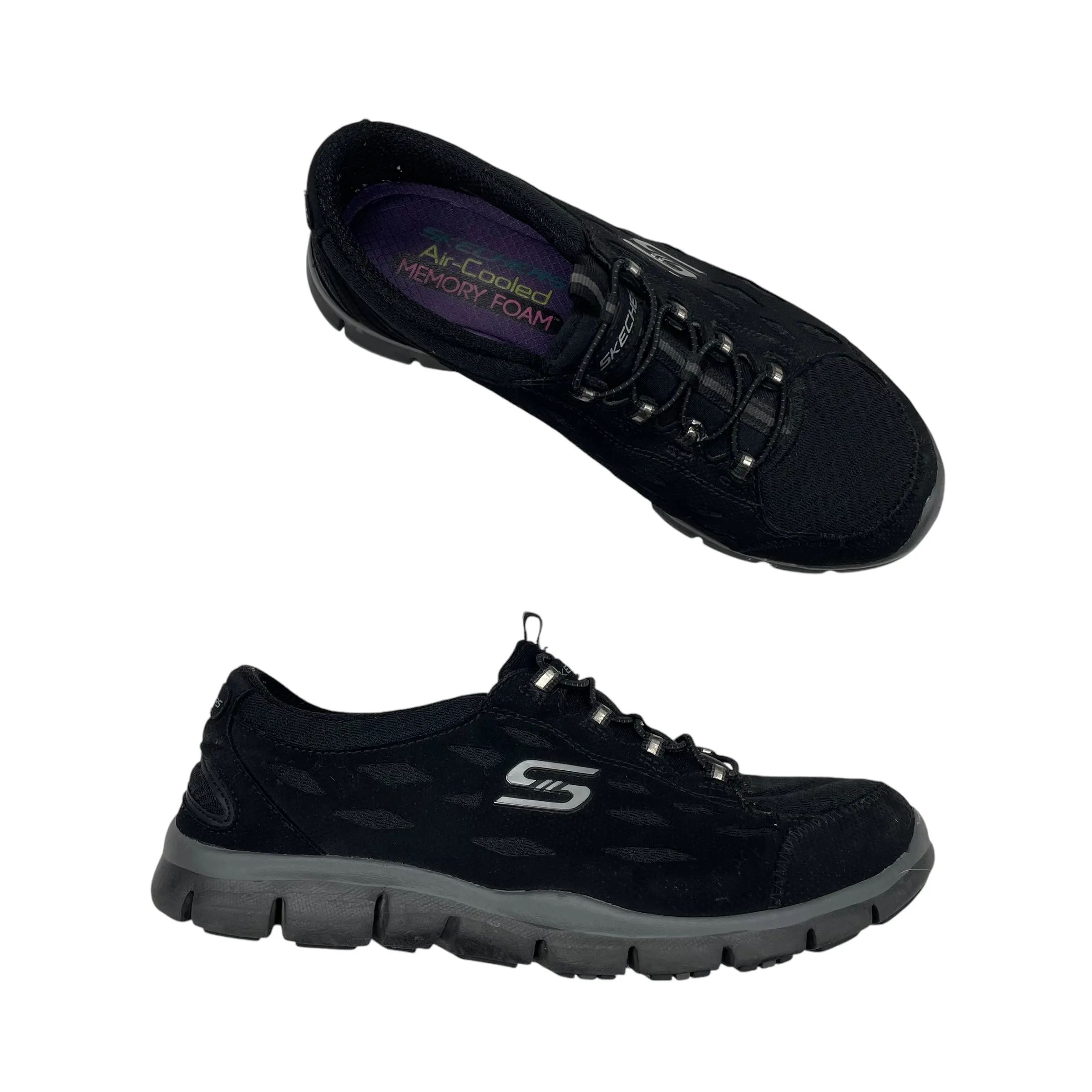Shoes Sneakers By Skechers In Black, Size:6.5 skechers