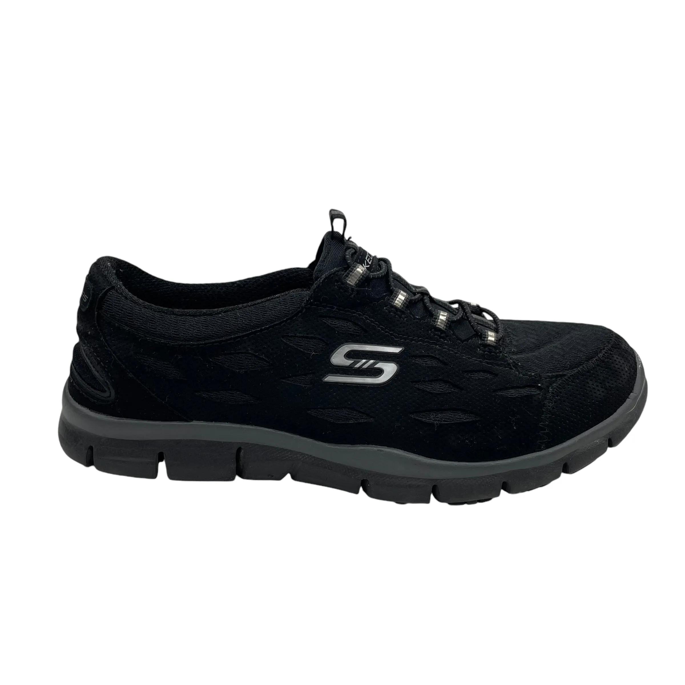 Shoes Sneakers By Skechers In Black, Size:6.5 skechers