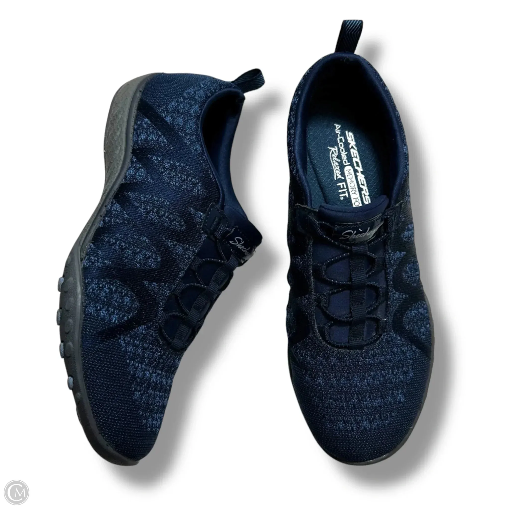 Shoes Sneakers By Skechers In Navy, Size: 8 skechers