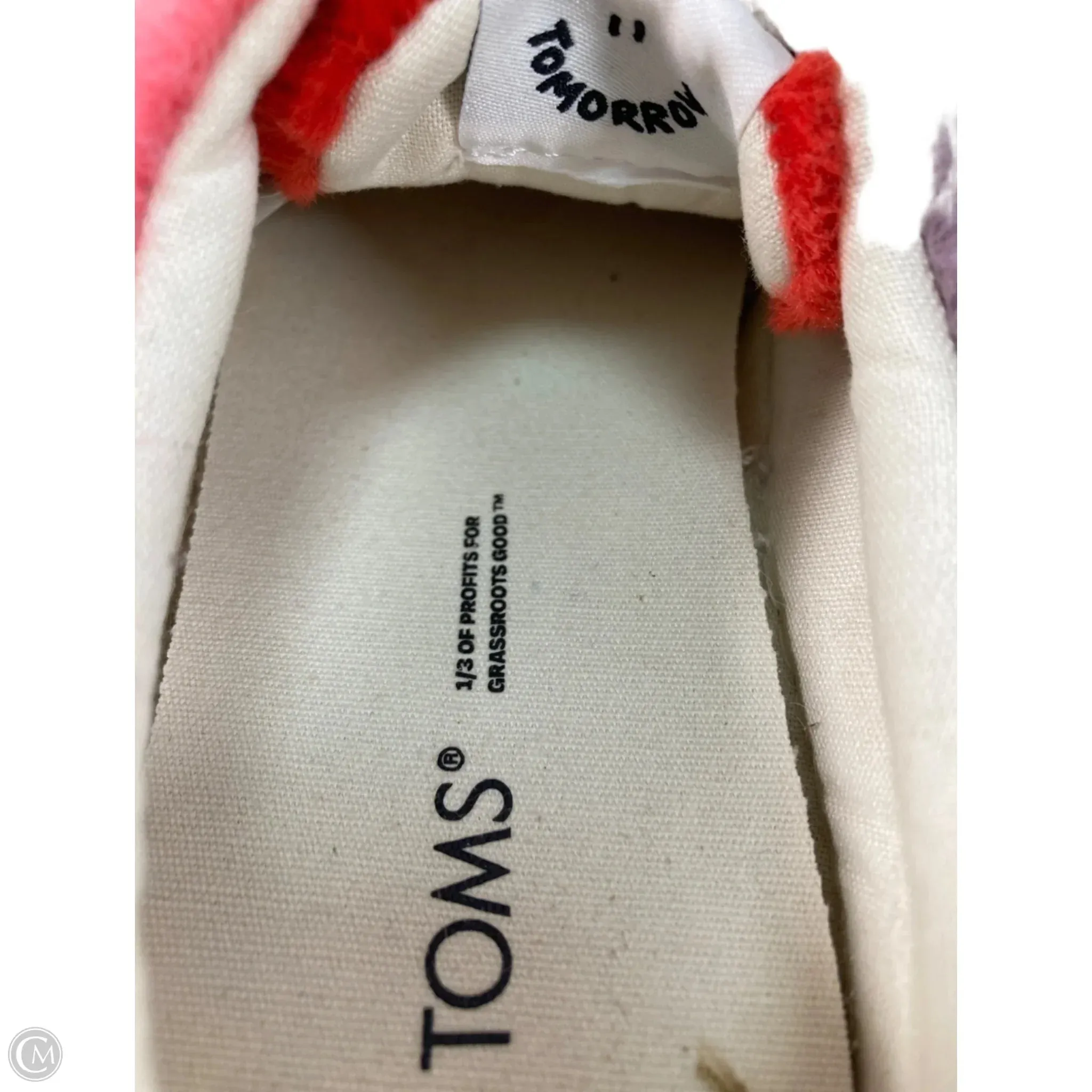 Shoes Sneakers By Toms In Orange & Pink, Size: 7.5 toms