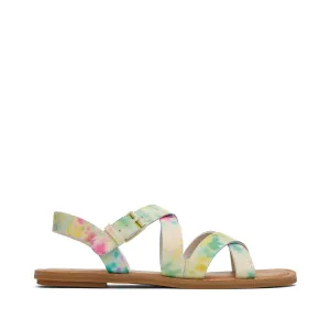 Sicily Tie Dye Leather Sandal