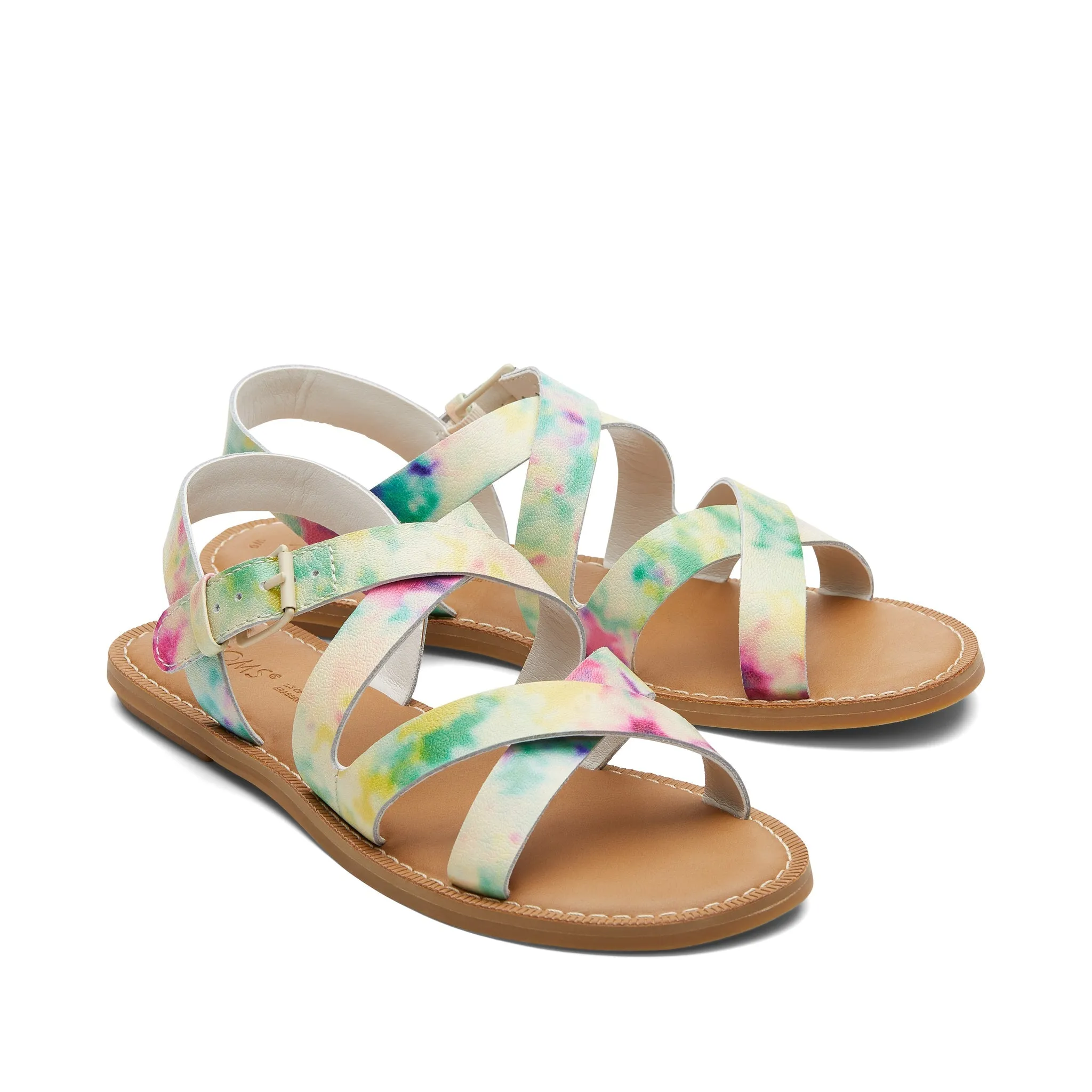 Sicily Tie Dye Leather Sandal