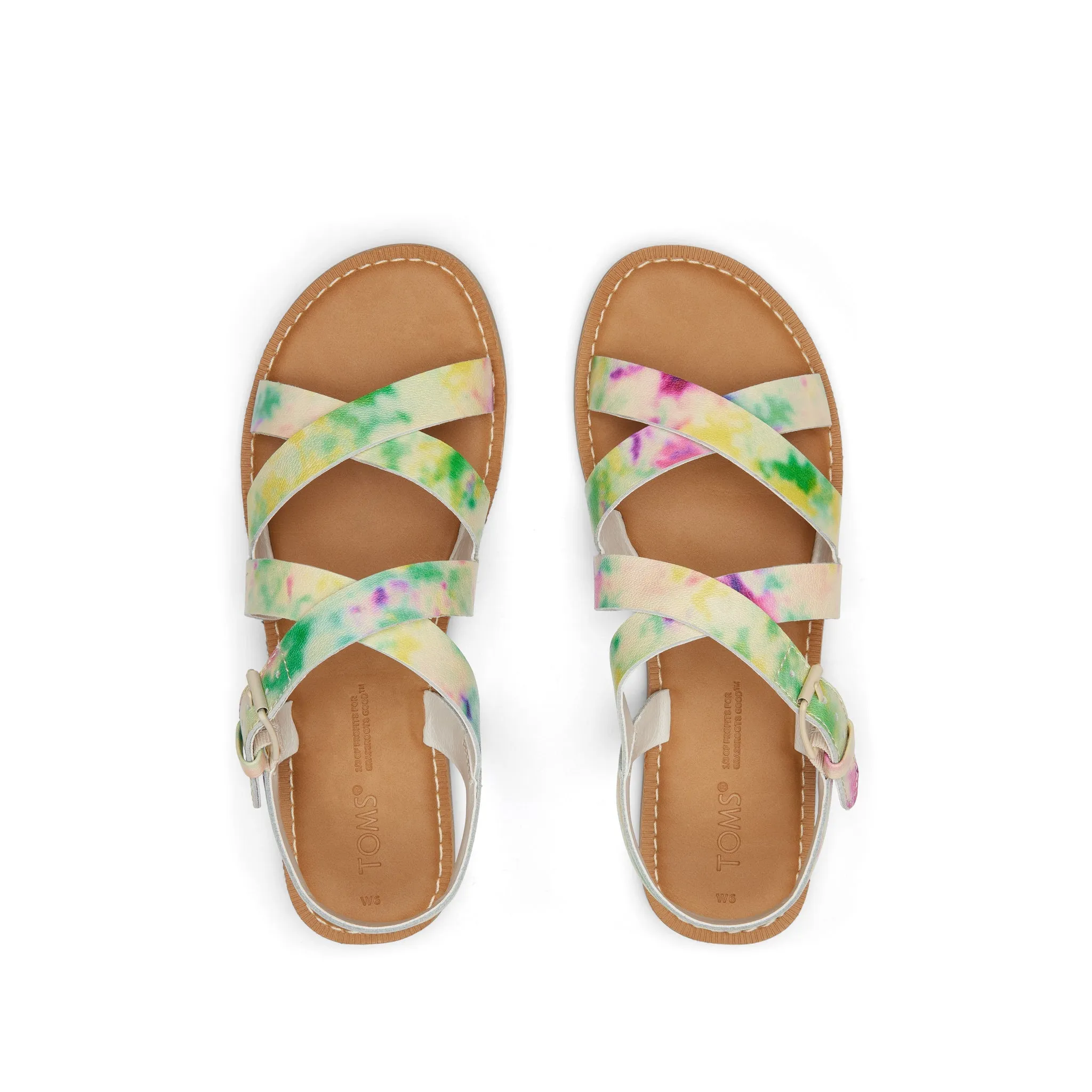 Sicily Tie Dye Leather Sandal