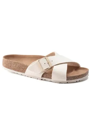 Siena Vegan Textile Sandal in Eggshell