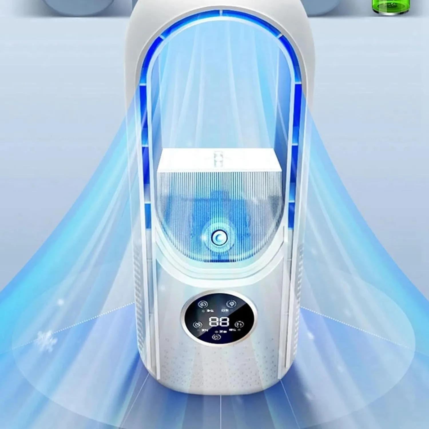 Silent Bladeless Fan  USB Cooling for Any Room