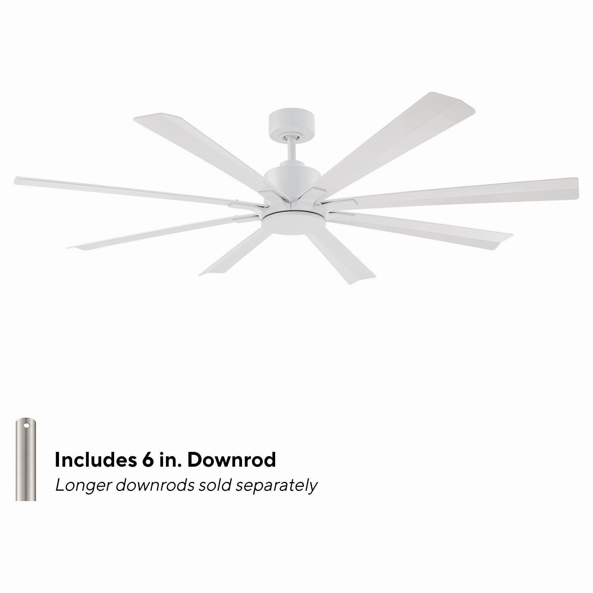 Size Matters Indoor/Outdoor 8-Blade 65" Smart Ceiling Fan
