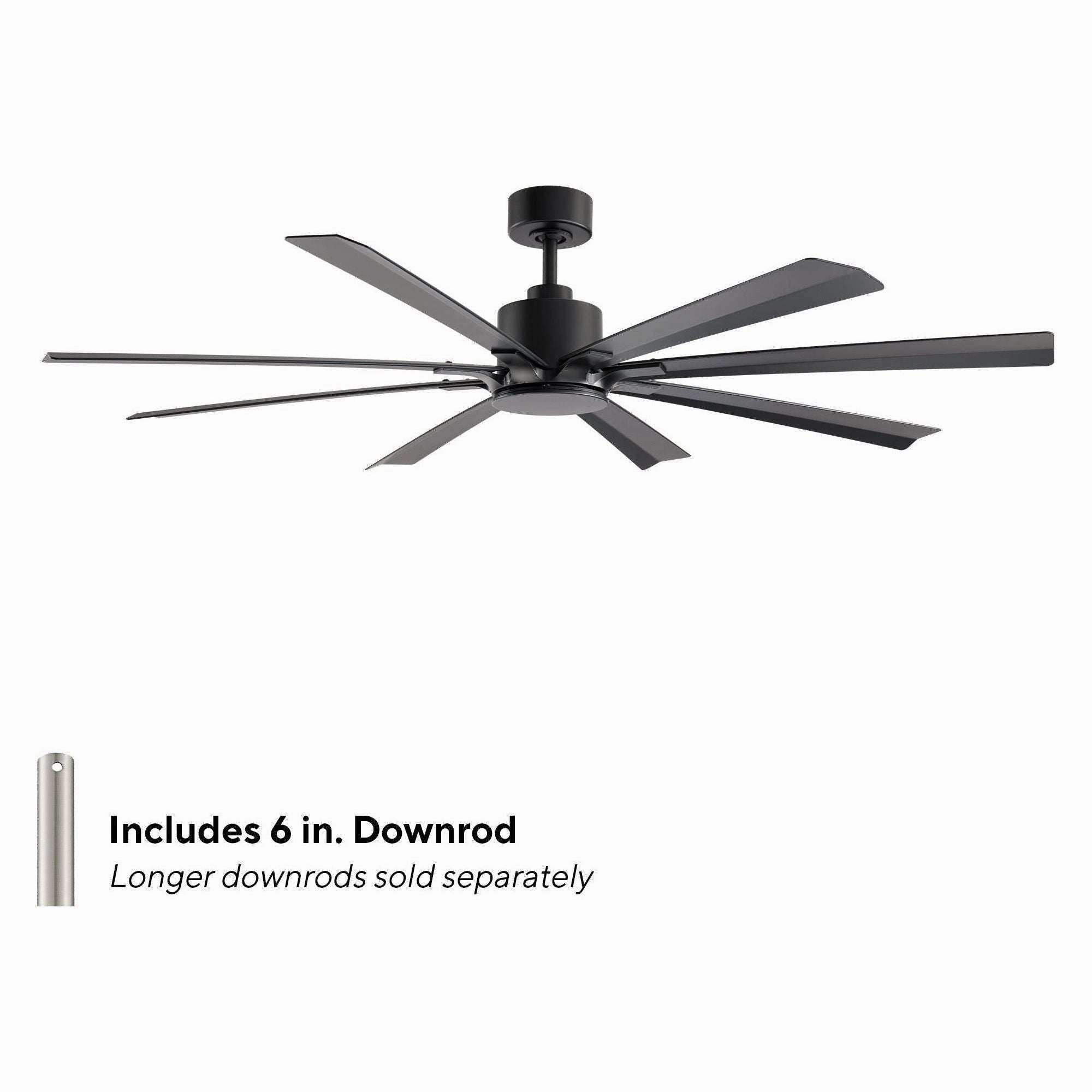 Size Matters Indoor/Outdoor 8-Blade 65" Smart Ceiling Fan