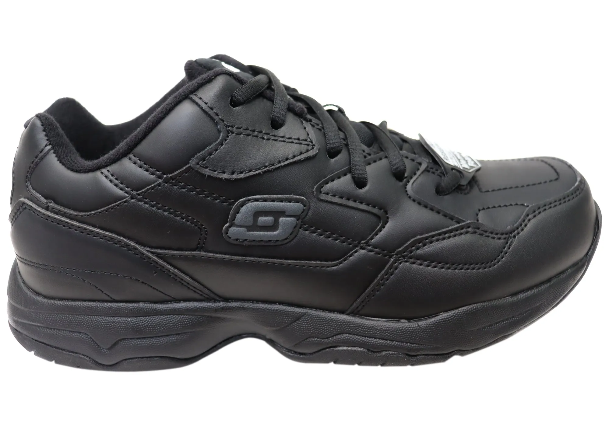 Skechers Mens Comfortable Relaxed Fit Felton Slip Resistant Work Shoes Skechers Shoes
