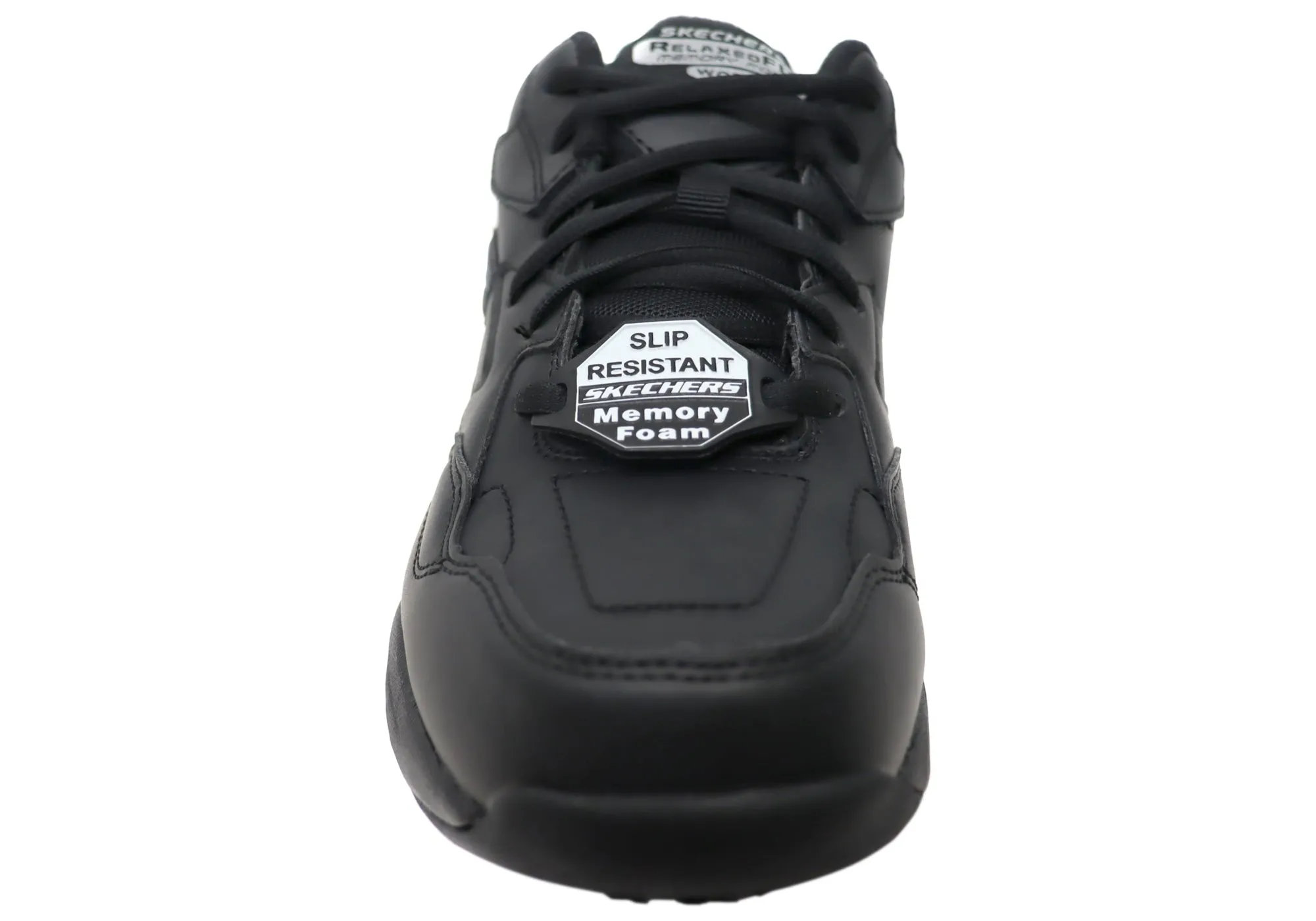 Skechers Mens Comfortable Relaxed Fit Felton Slip Resistant Work Shoes Skechers Shoes
