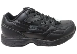 Skechers Mens Comfortable Relaxed Fit Felton Slip Resistant Work Shoes Skechers Shoes