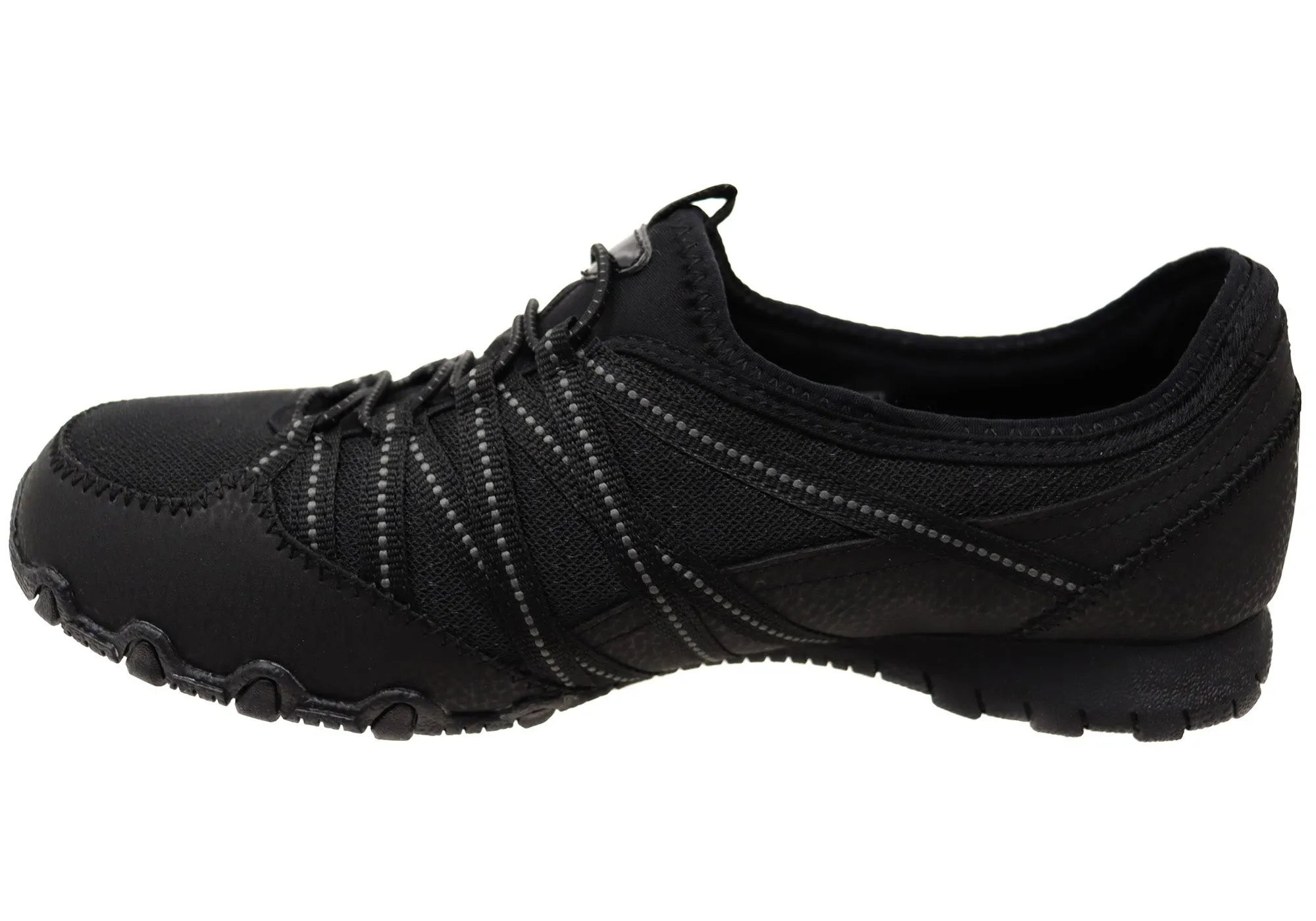 Skechers Womens Bikers Lite Relive Comfortable Wide Fit Shoes Skechers Shoes