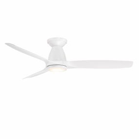 Skylark 54"Ceiling Fan Matte White ifan smart fans for connected homes