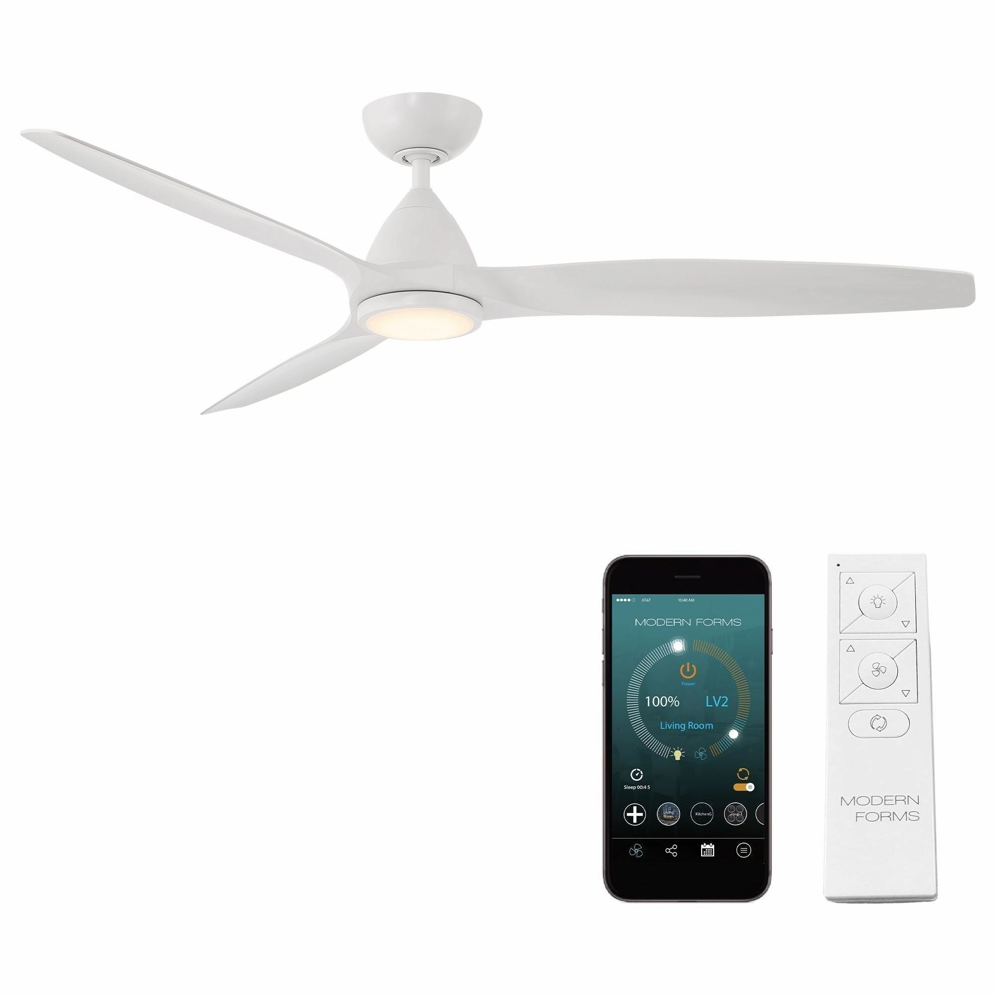 Skylark Indoor/Outdoor 3-Blade 62" LED Smart Ceiling Fan