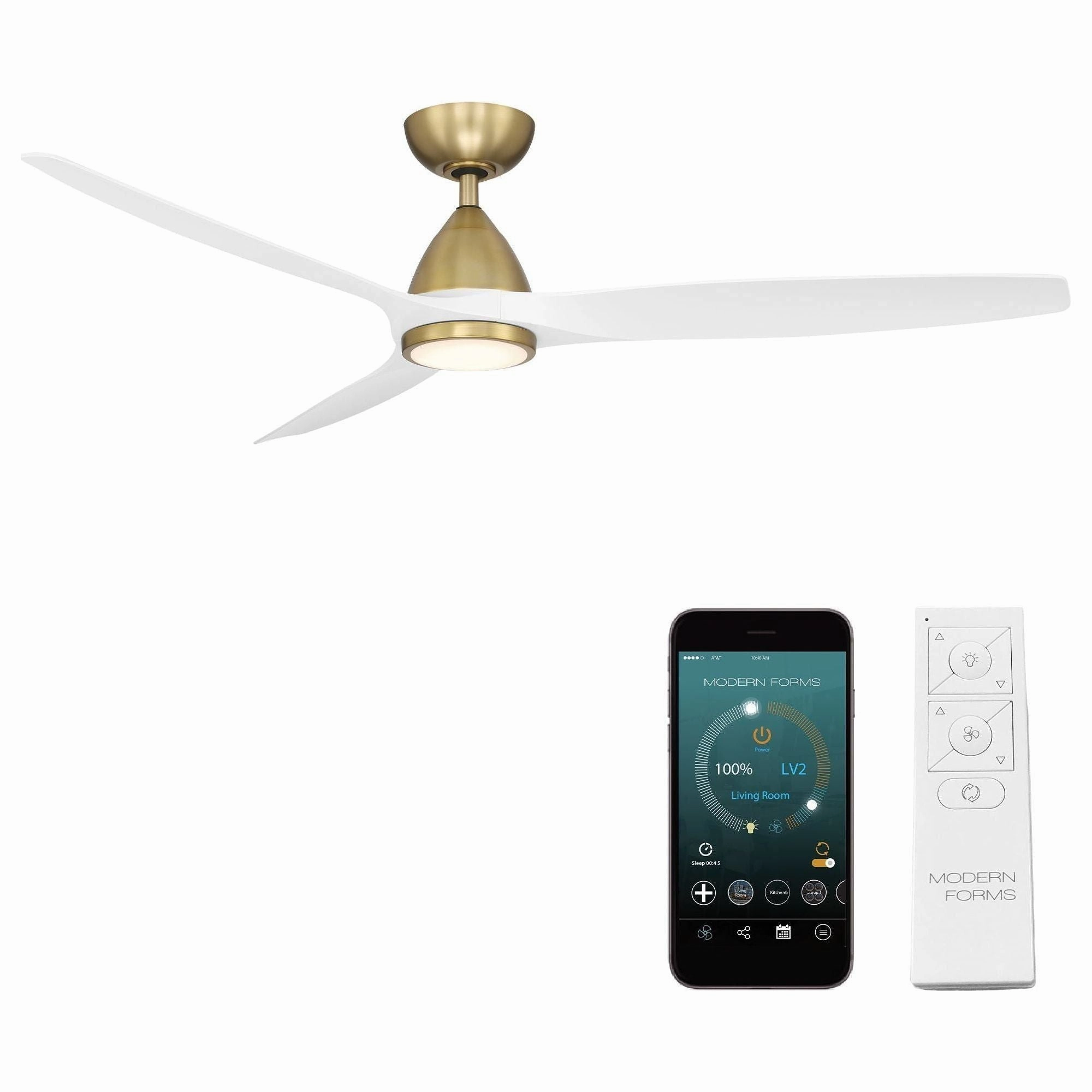 Skylark Indoor/Outdoor 3-Blade 62" LED Smart Ceiling Fan