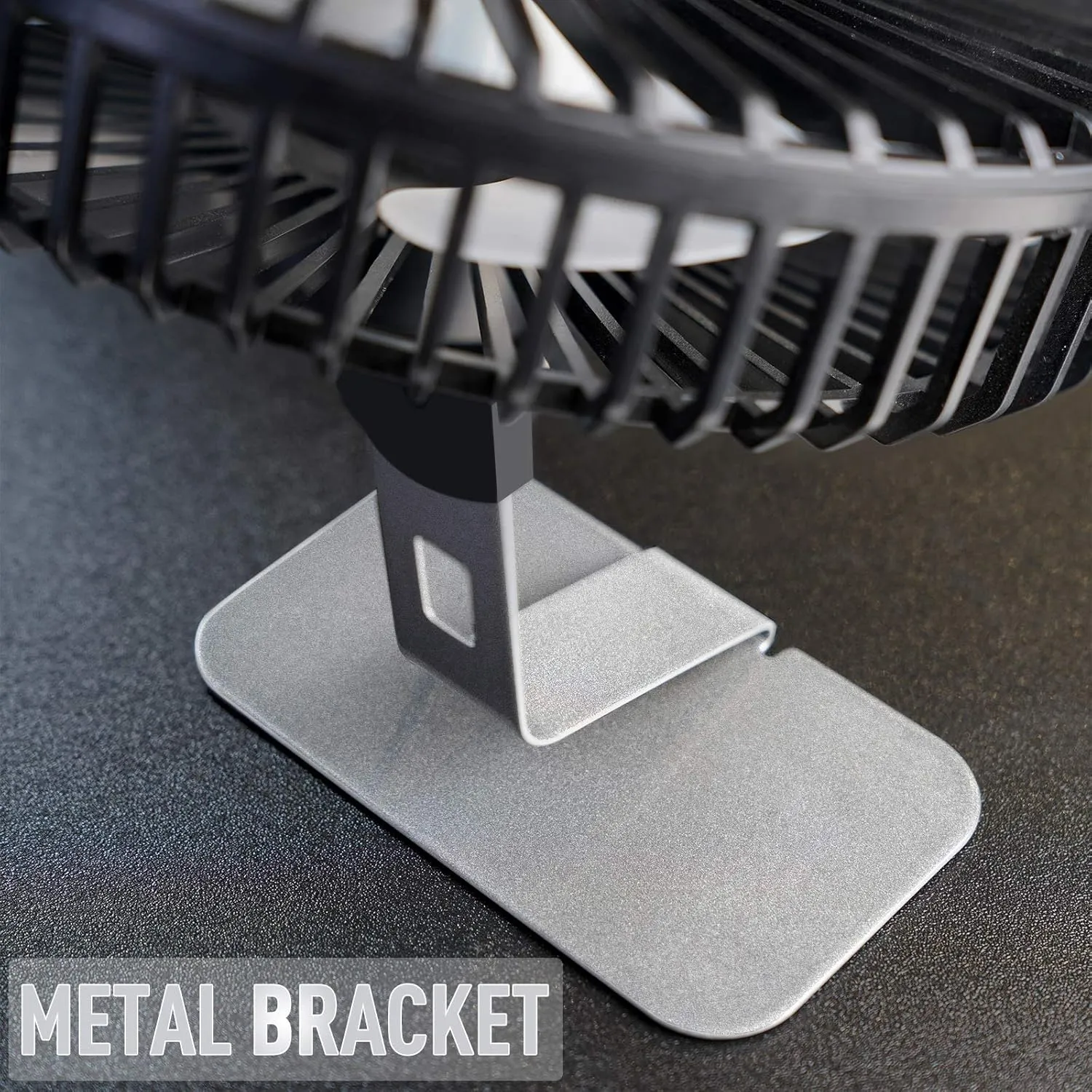 SLENPET 6 inch USB Desk Fan, Adjustable Tilt, 4 Speeds, Ultra-quiet, 90Rotation, Portable, Metal Base, Silver