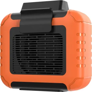 SLENPET 6000mAh Portable Waist Clip Fan with 23H Working Time, 6200RPM Strong Airflow, 3 Speeds, Rechargeable Battery Operated Personal Hands-free USB Belt Fan for Clothes Shirt Farm Work Hiking Waist-mounted portable fan for outdoor use