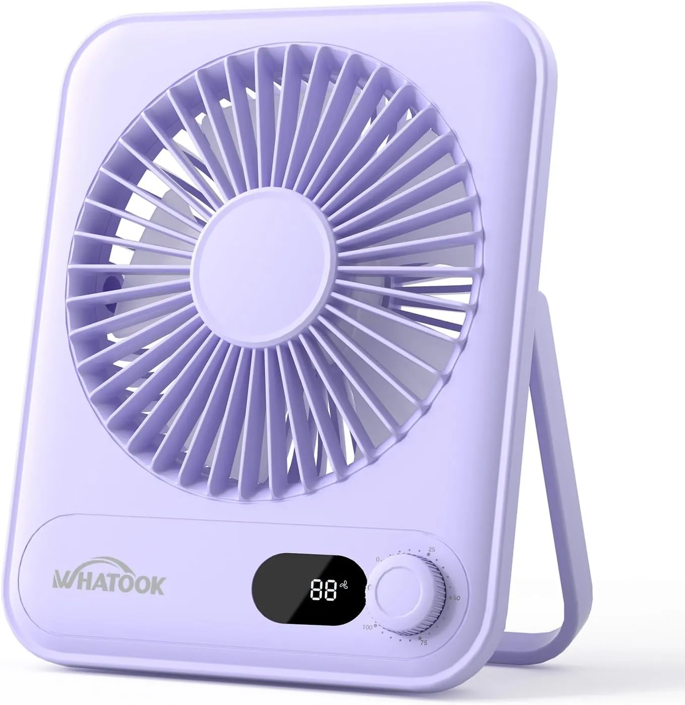 Small Desk Fan Personal Fans: 5000mah 25 Hours Battery Office Quiet Mini Desktop Fan Portable Rechargeable Travel Essentials USB desktop fan for workspace