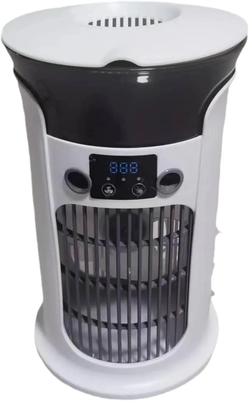 Small Portable Air Conditioning USB Charging Desktop Cooling Machine 3 Speeds Evaporative Windowless for Own Use Desktop fan with humidification feature