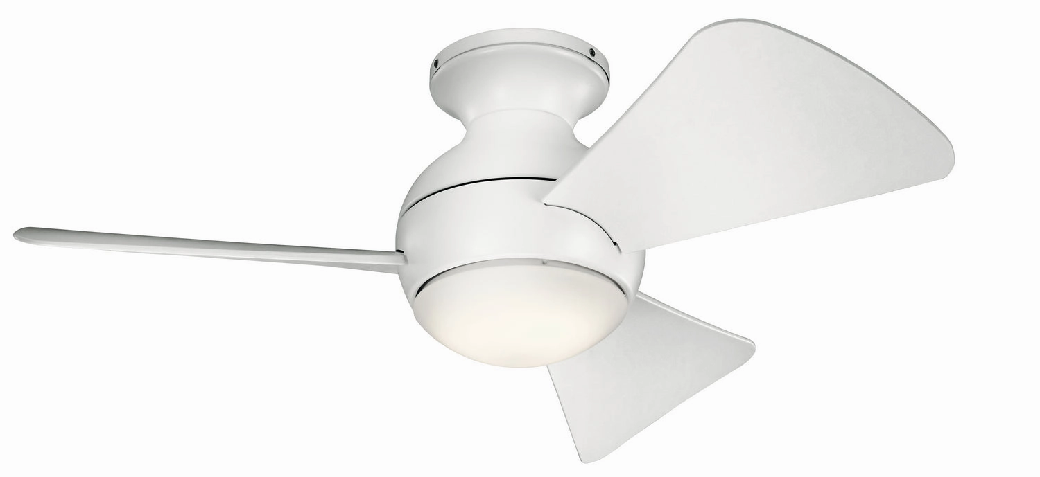 Sola 34"Ceiling Fan Matte White