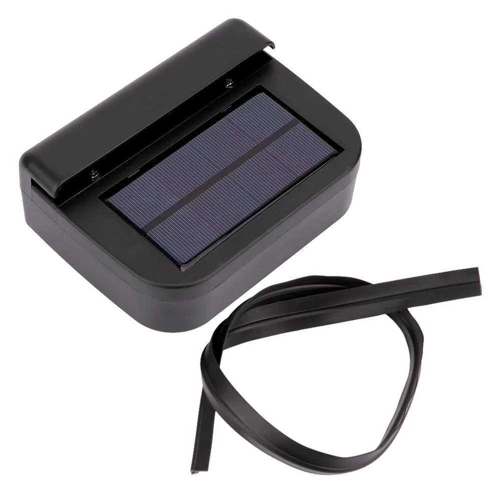 Solar Powered Car Ventilator, Vehicle Exhaust Fan Car Window Fan for Car Windshield Air Circulation Solar-powered car fan for ventilation