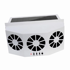 Solar Car Ventilation Fan Solar Car Fan Pet Solar Air Conditioner for Cars Solar-powered car fan for ventilation