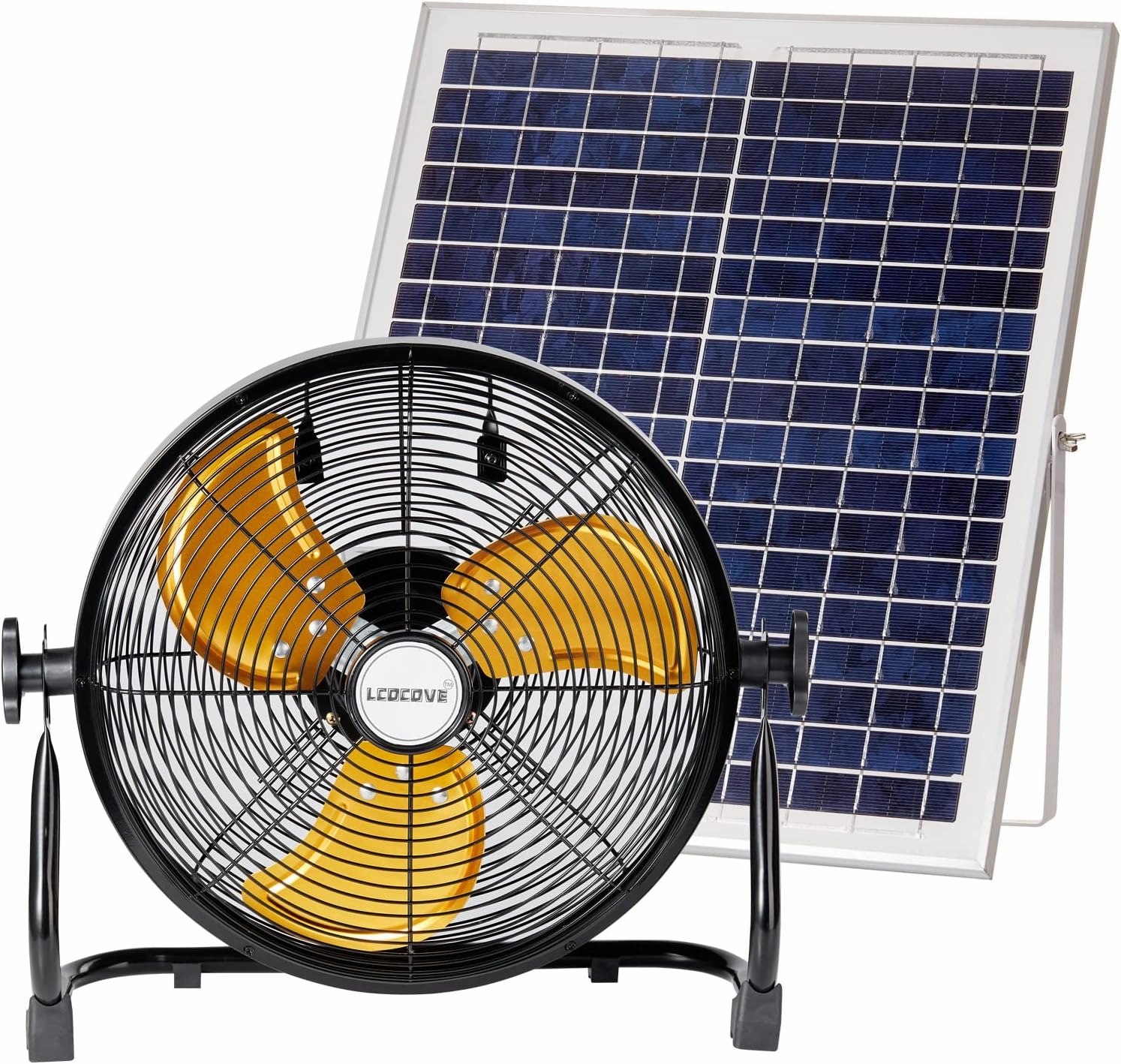 Solar Powered Fan, Battery Operated Outdoor Fan Can Running 5-24 Hours, Solar Fans For Shed,HomeOuside,CampingSolar fan with USB Output For Emergency Situation Without Electric Solar-powered car fan for ventilation