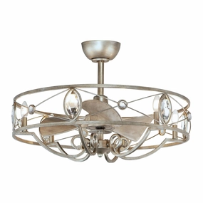 Solitaire Fandelight quiet ceiling fans with remote control