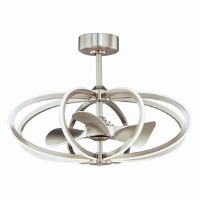 Solstice 8-Light WiFi-Enabled LED Fandelight led ceiling fans with light and remote