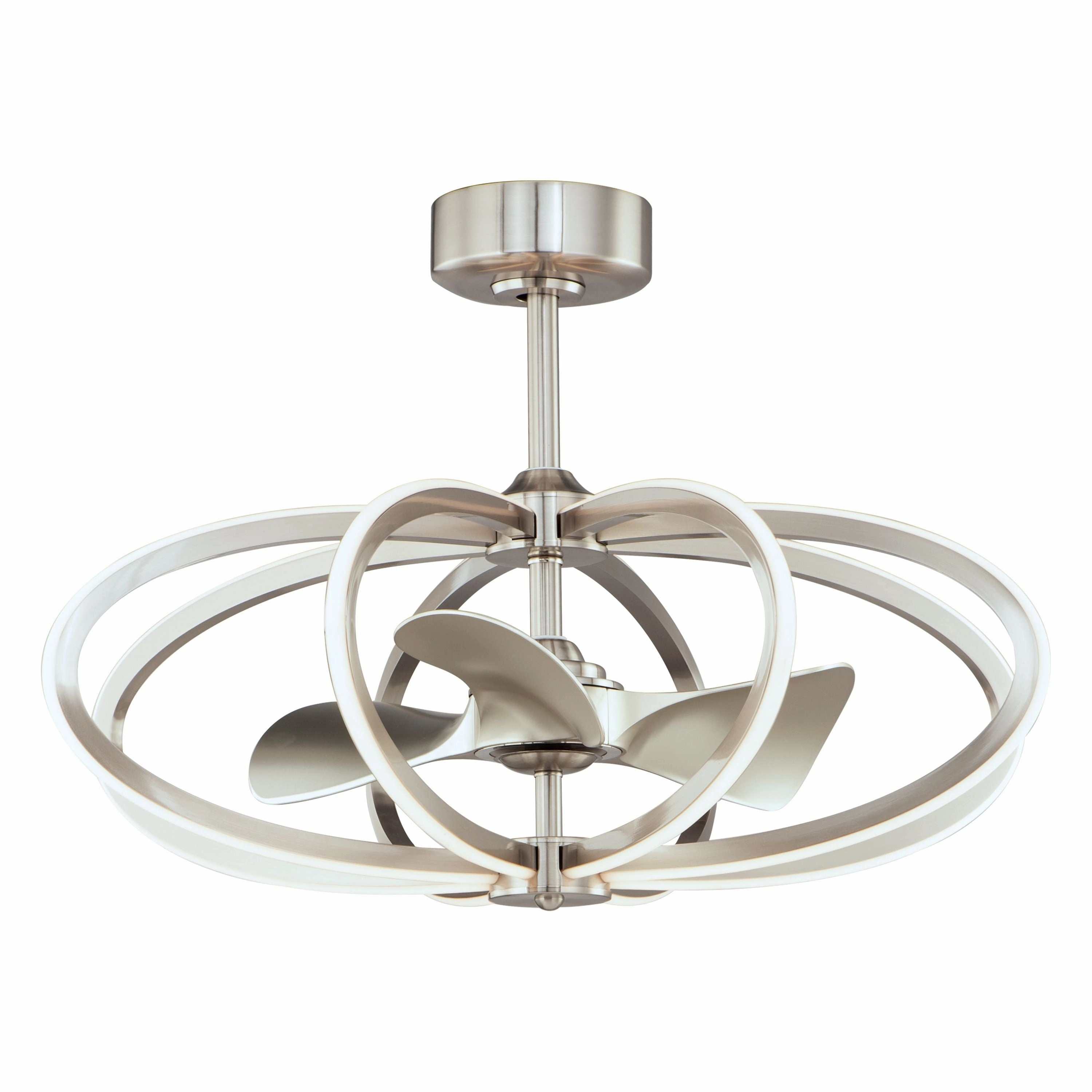 Solstice 8-Light WiFi-Enabled LED Fandelight ceiling fans with integrated LED lighting